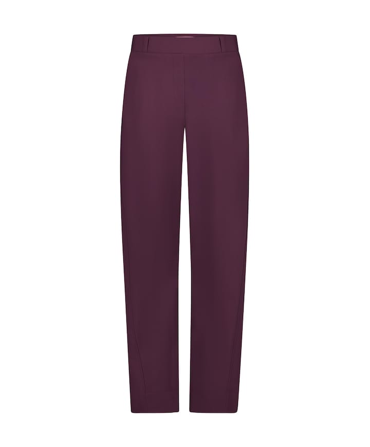 Marlis bonded barrel dames broek bordeaux