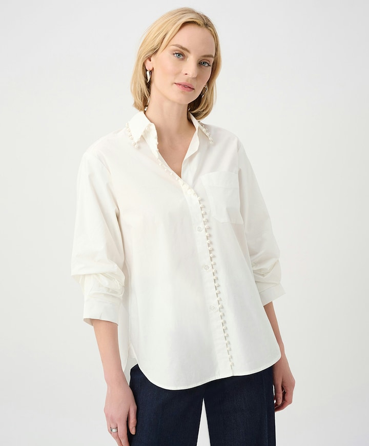 Dames blouse ecru