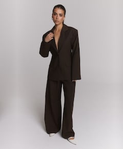 Dames blazer bruin