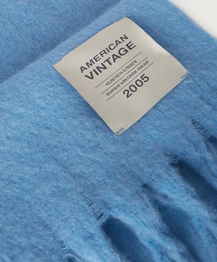 Dames sjaal blauw