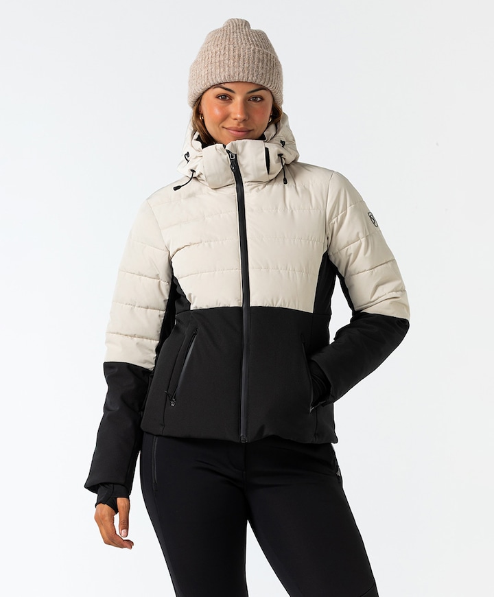 Dames ski-jas beige