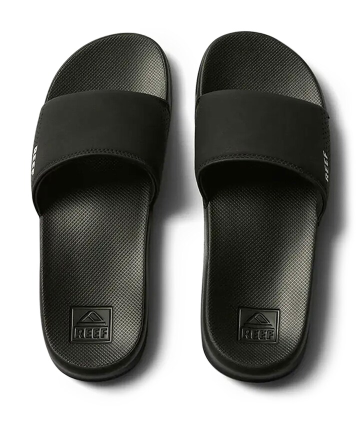 Reef one slide slipper zwart