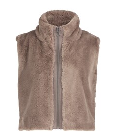 Dames gilet bruin