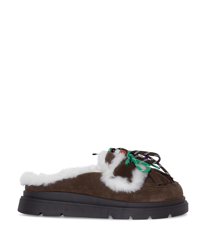 NOVA dames clogs bruin