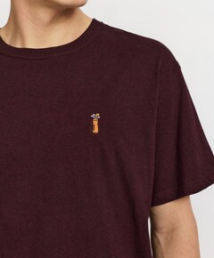 Heren T-shirt bordeaux