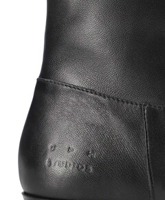 dames enkellaarzen zwart