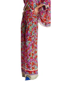 Joek wide leg dames broek rood