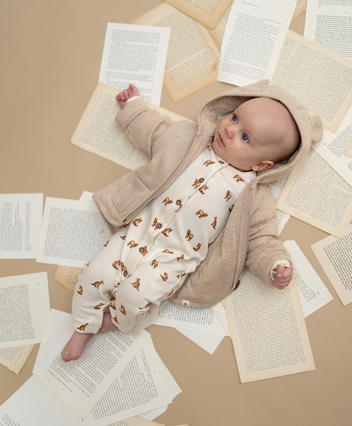Uniseks babypakje  beige