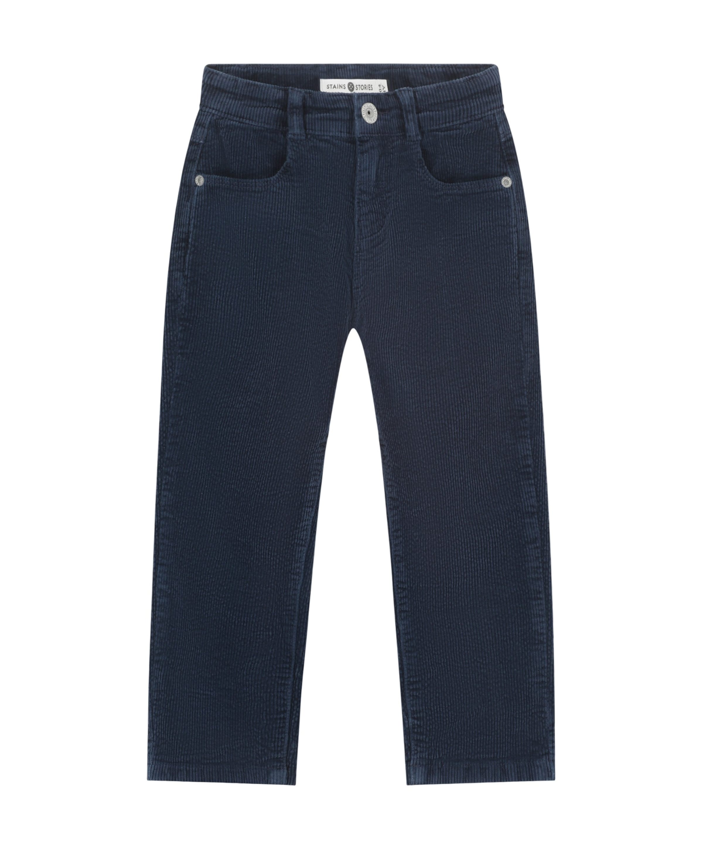 Wide Fit jongens broek blauw