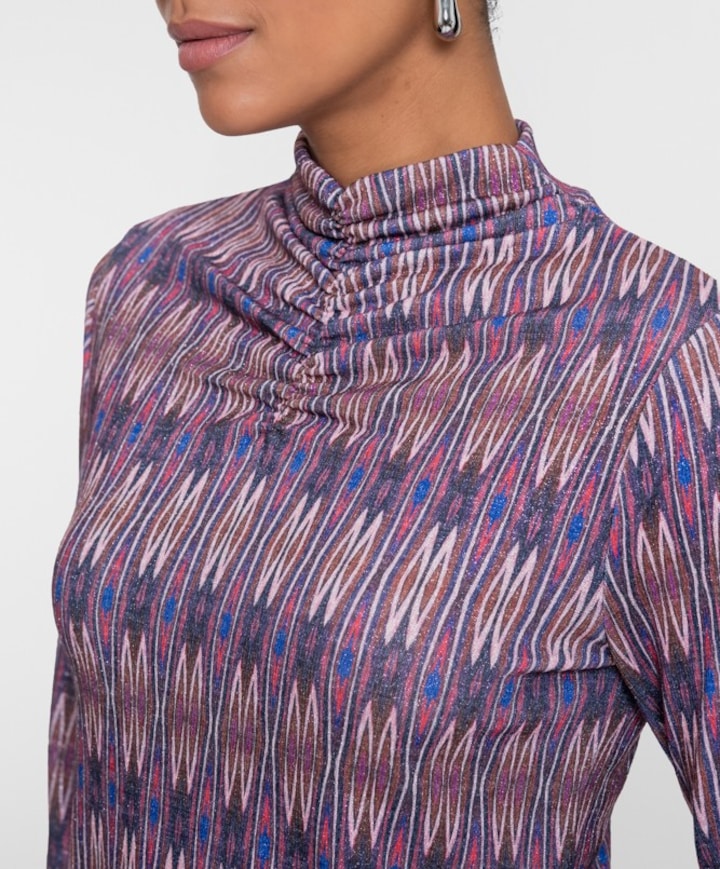 Dames longsleeve paars