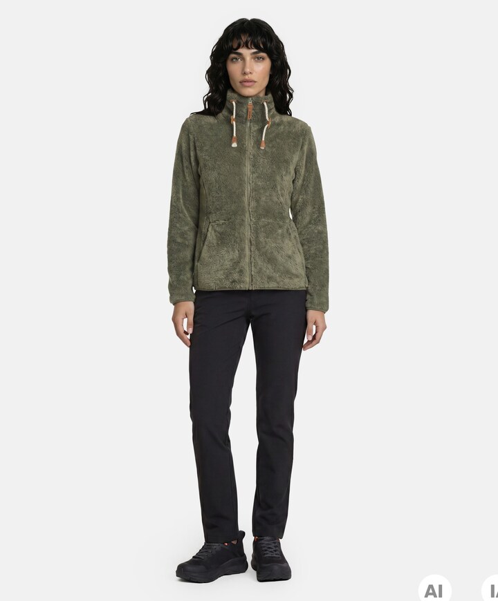 Dames vest groen