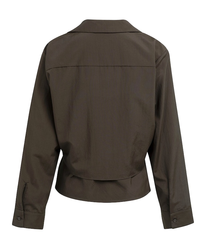 Dames blouse bruin