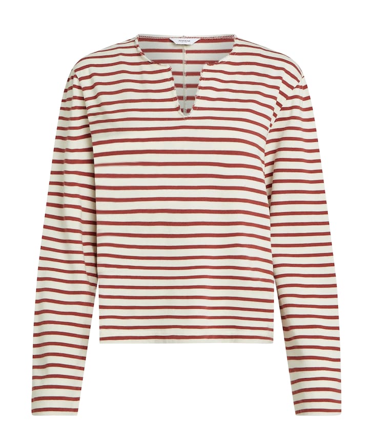 Dames longsleeve ecru