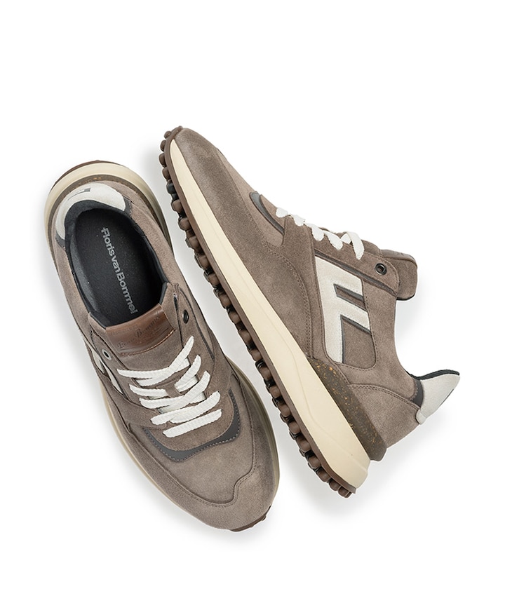 heren sneakers beige