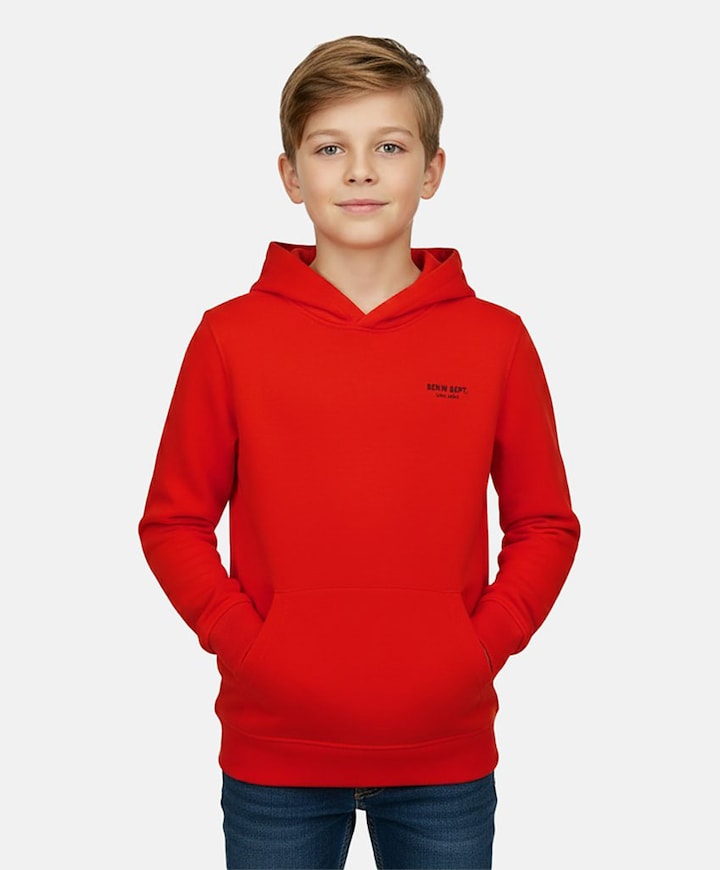 Jongens hoodie rood