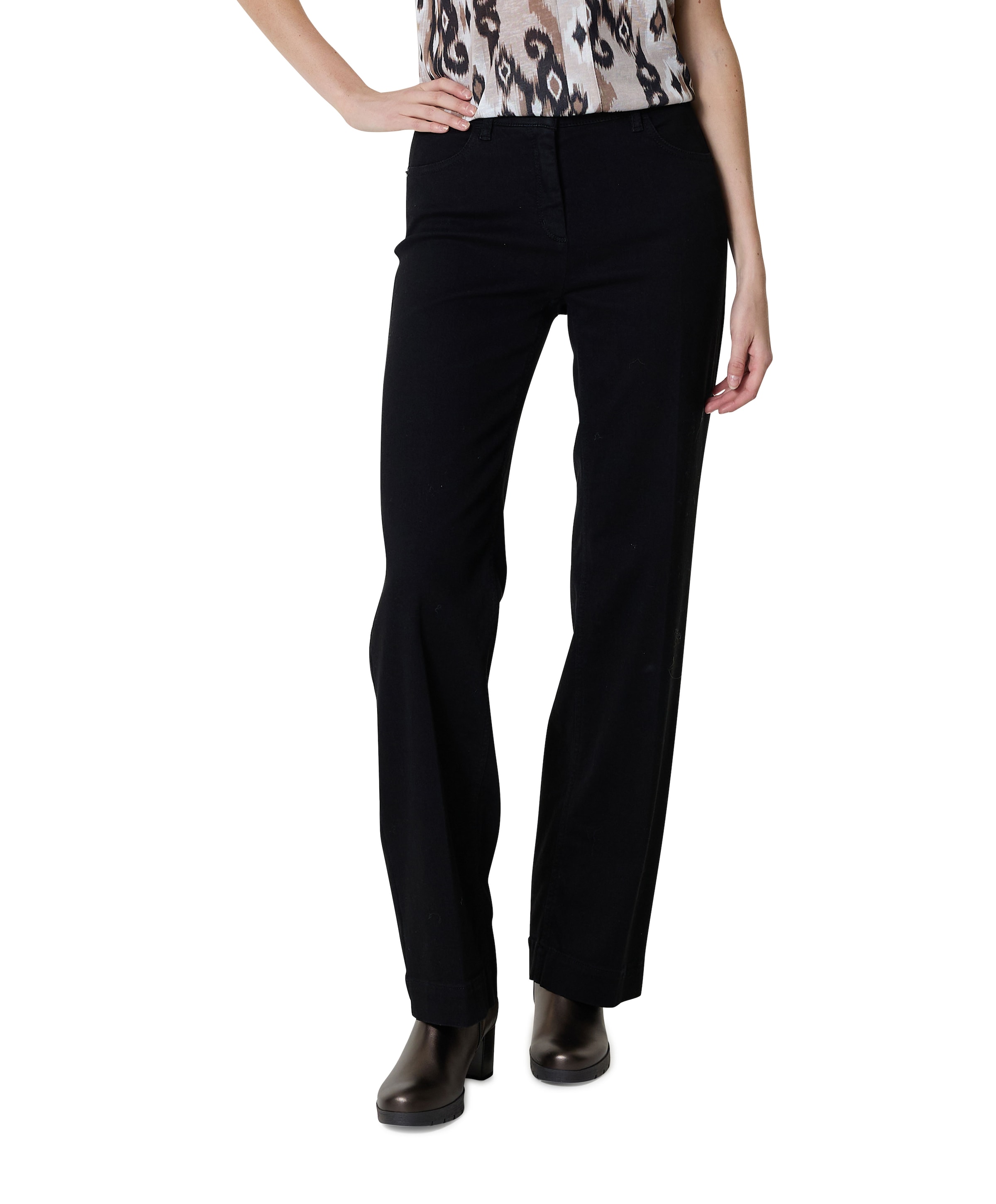 Jenny Wide jeans zwart