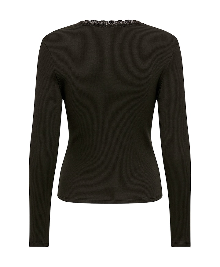 Dames longsleeve bruin