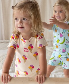 Pyjamaset oranje