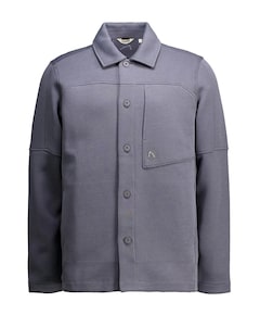 Heren overshirt grijs