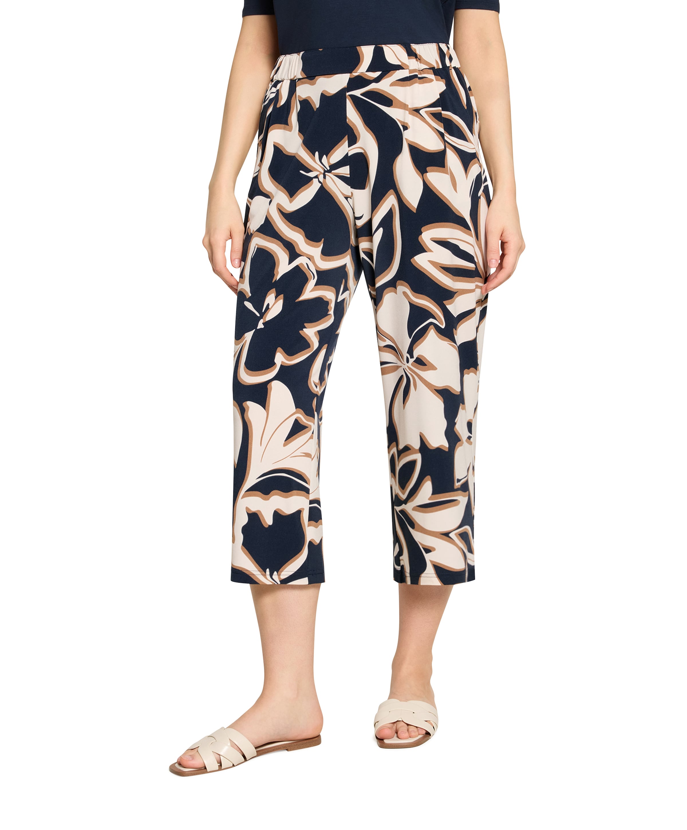 dames broek blauw