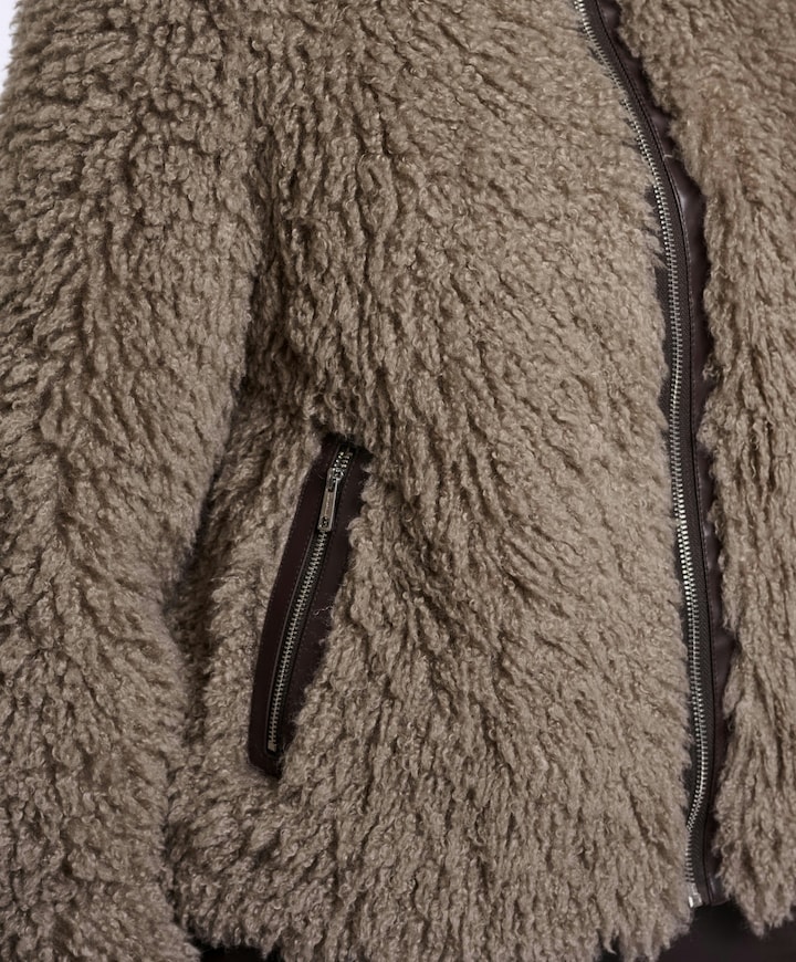 Dames jas beige
