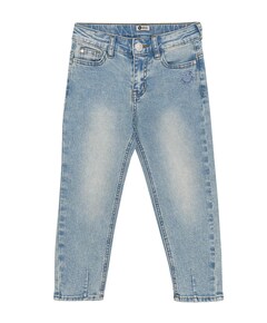 2500 Mom Fit Heart Pocket meisjes jeans blauw