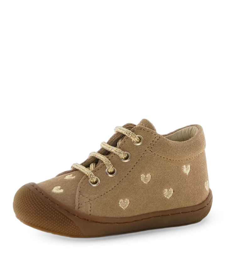 NATURINO COCOON meisjes veterschoenen beige