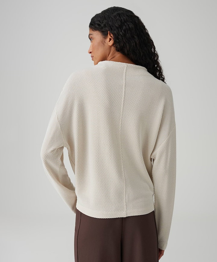 Dames longsleeve beige