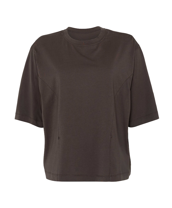 Dames t-shirt bruin