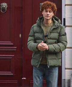 Heren jas groen