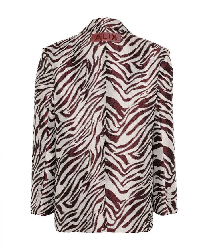 Dames blazer bordeaux