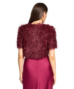 Dames jas bordeaux