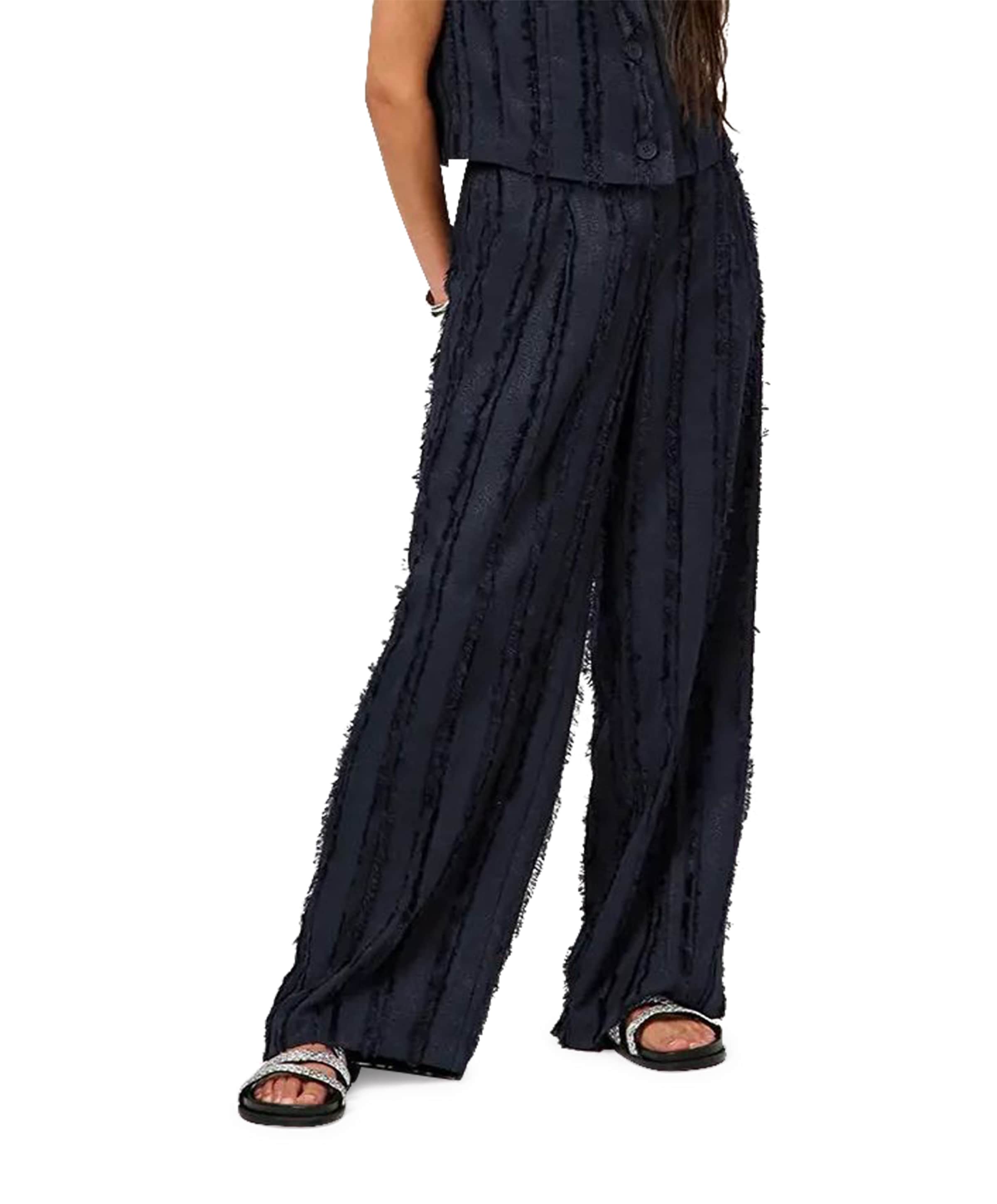 Jules fil coupé pantalon blauw