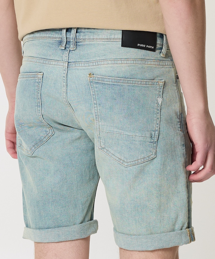 The Miles Slim Fit Shorts heren korte broek groen