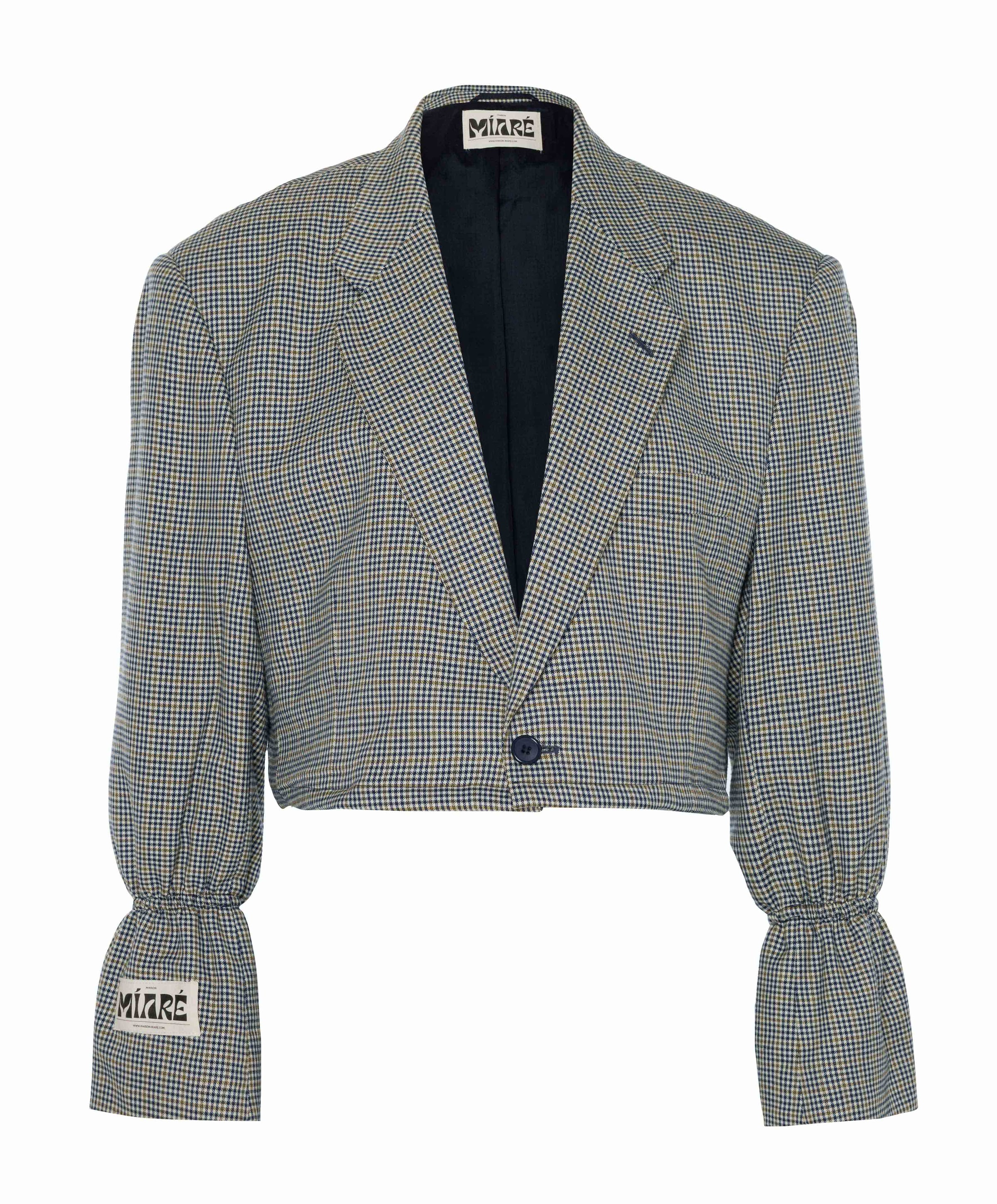 Dames blazer groen