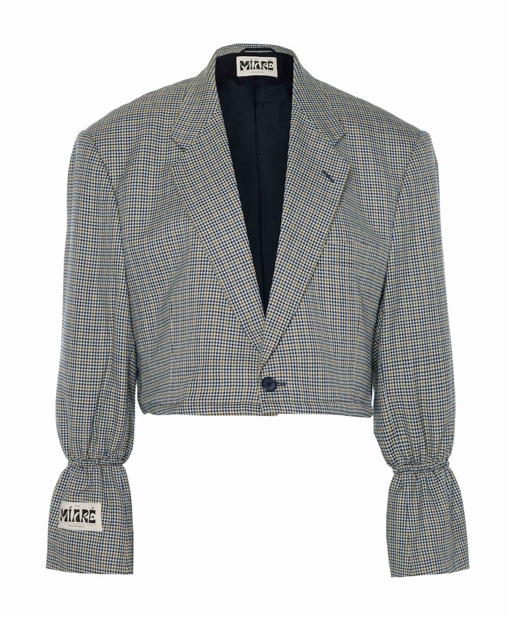 Dames blazer groen