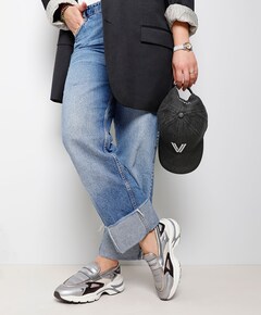 Vesper Lana dames loafers zilver