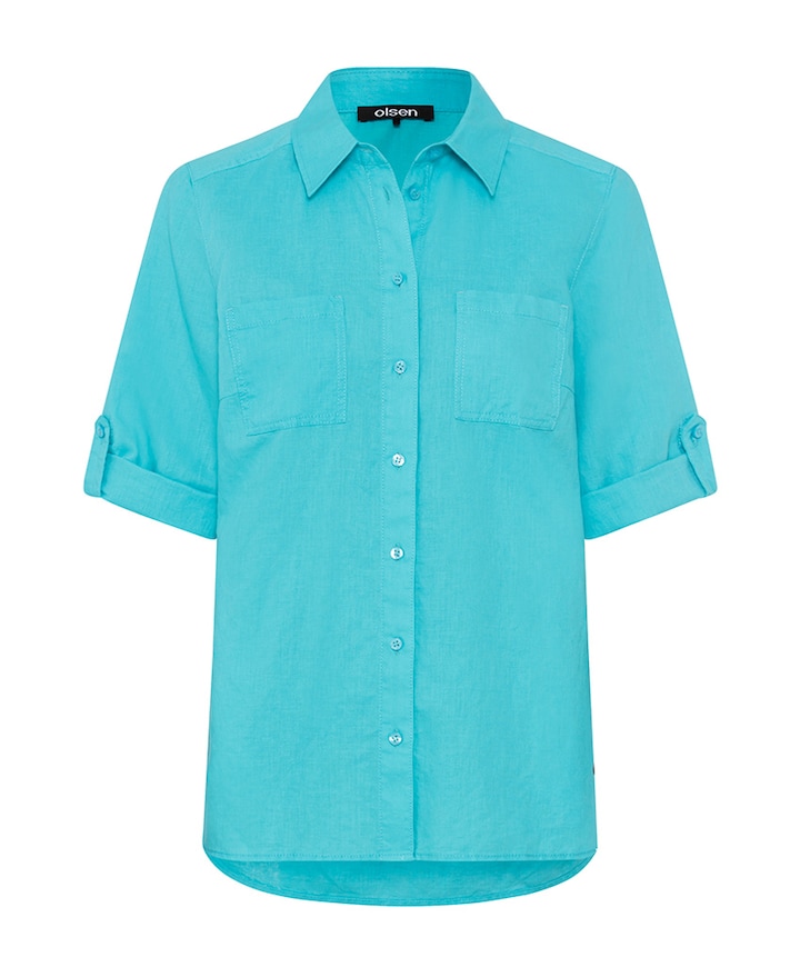 Blouse blauw