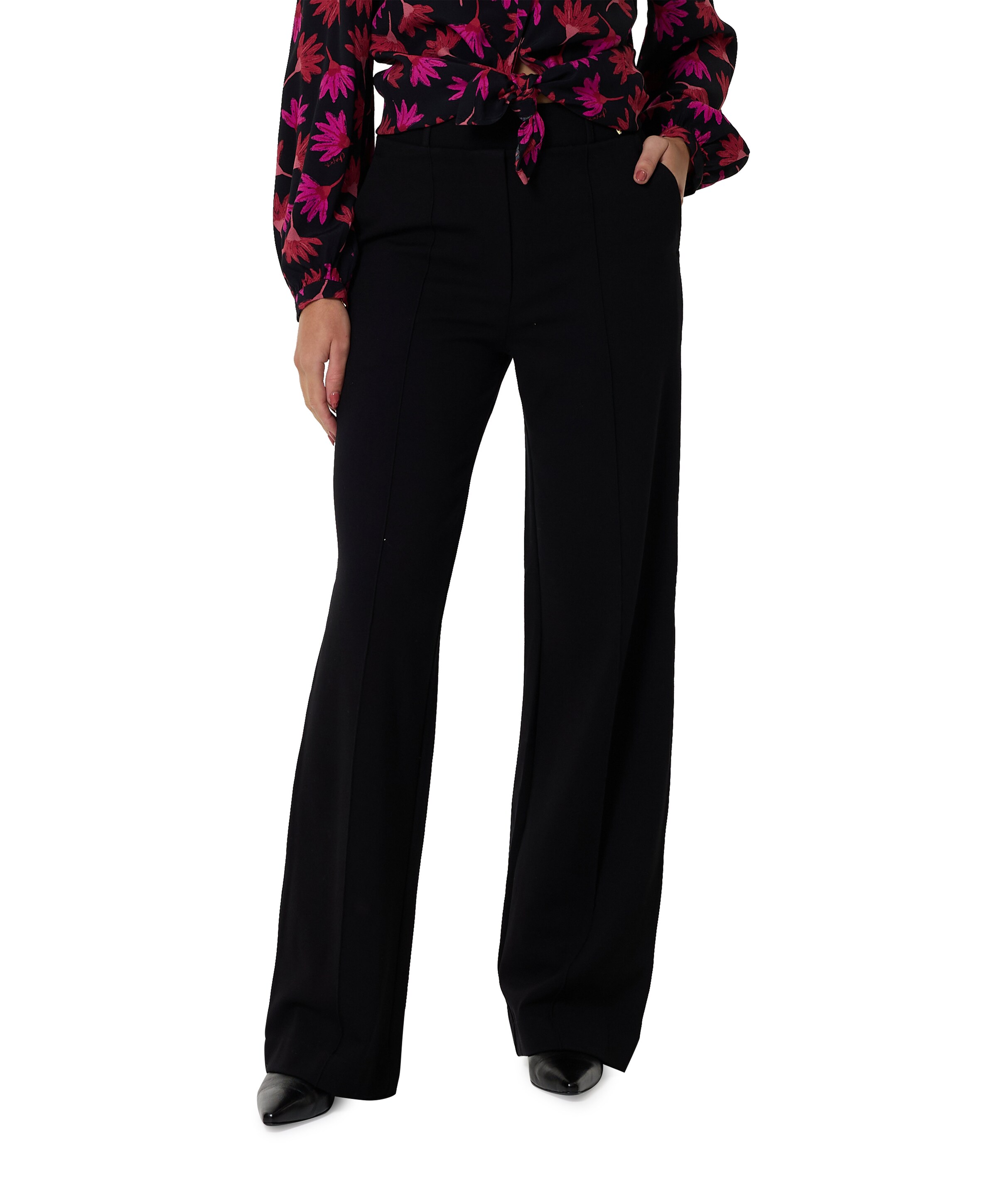 hv404 wide broek zwart