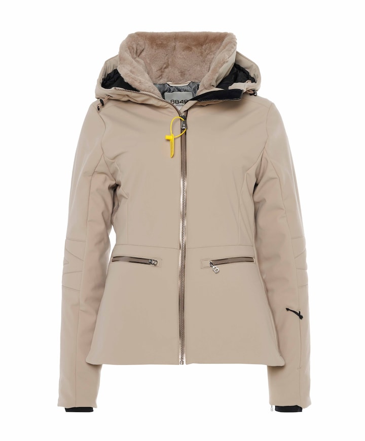 Dames ski-jas beige