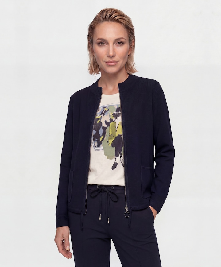 Dames vest blauw