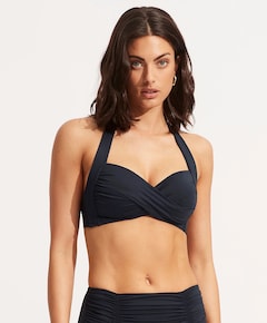 Dames bikinitop blauw