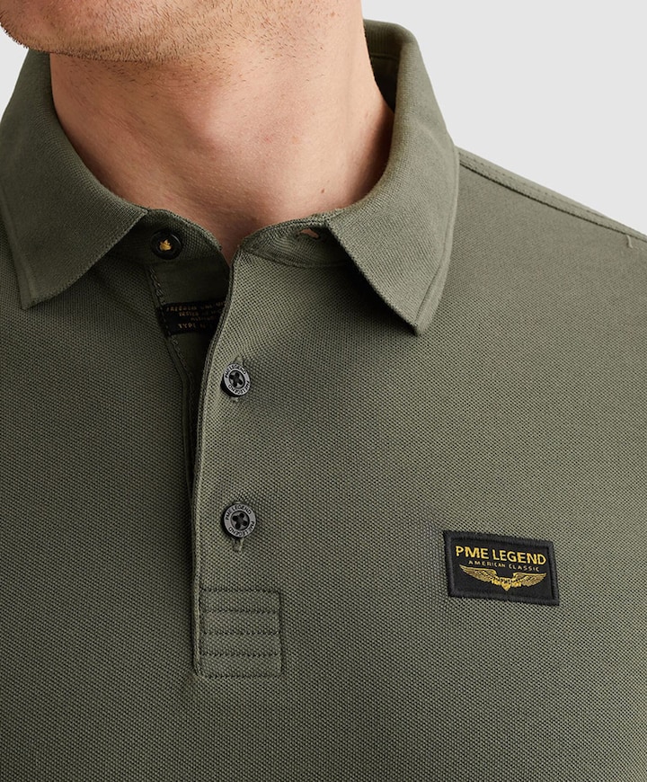 Heren polo groen