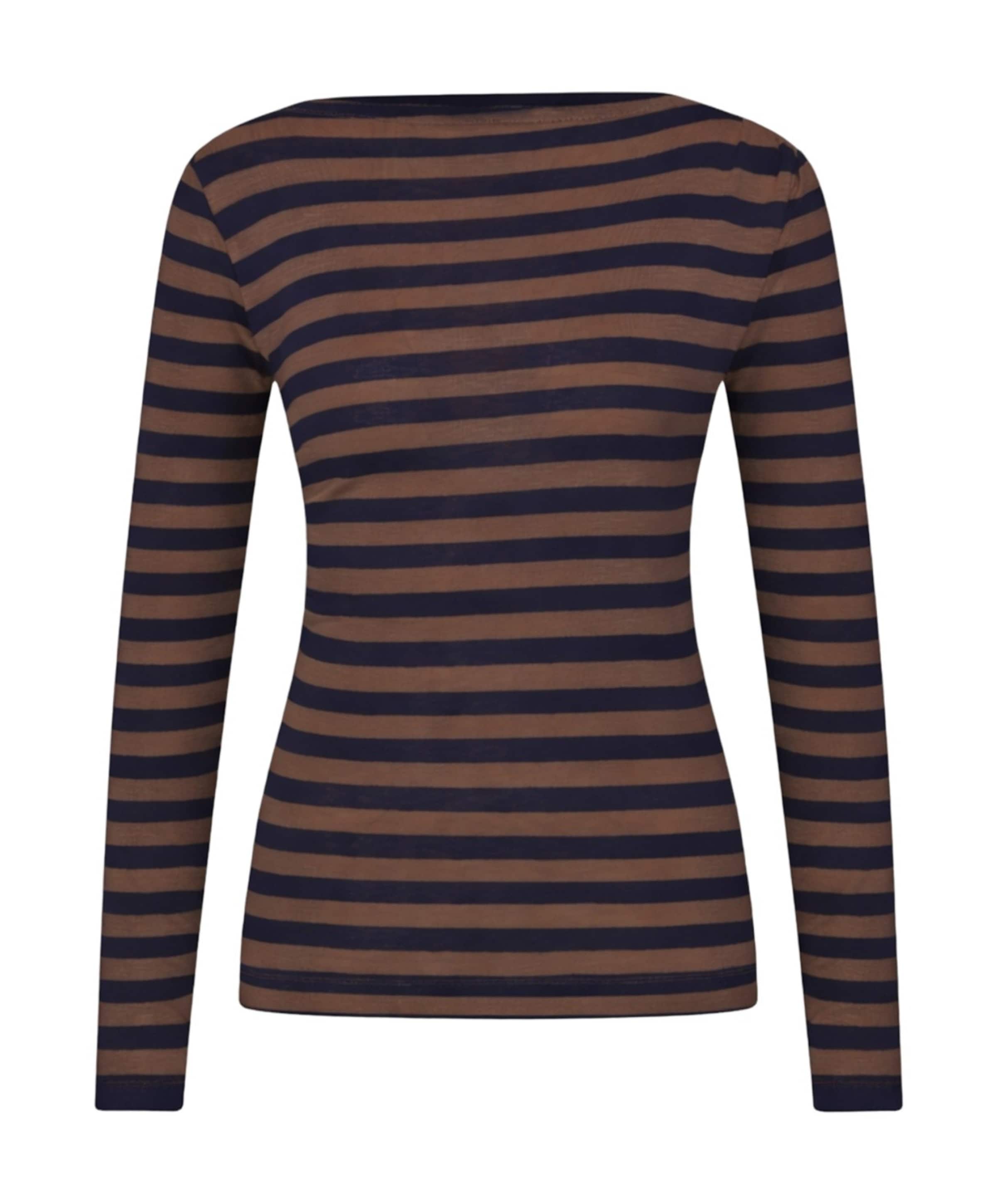 Dames longsleeve bruin