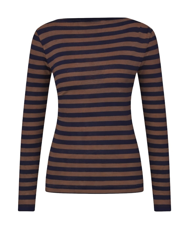 Dames longsleeve bruin