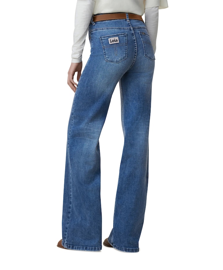 Palazzo 5374 Re Ram Cobalt dames jeans blauw