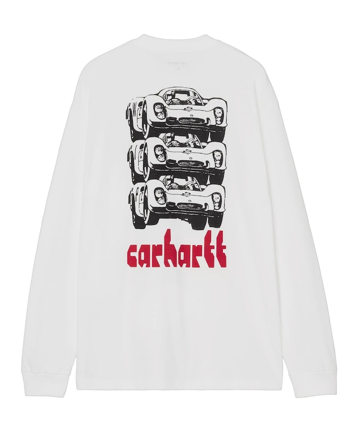 Heren longsleeve wit