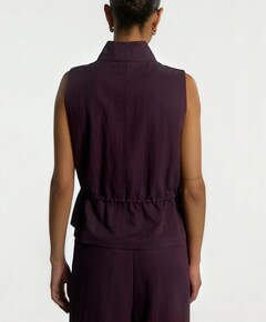 Dames gilet bordeaux