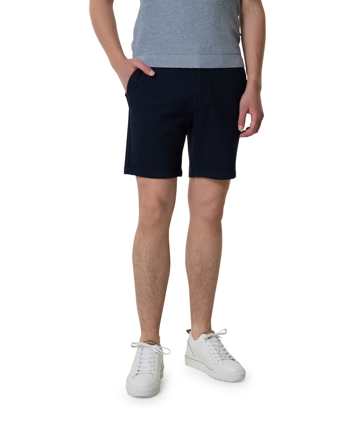 Lancaster Pique Shorts korte broek blauw