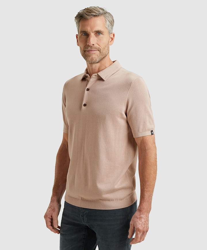 Heren polo roze